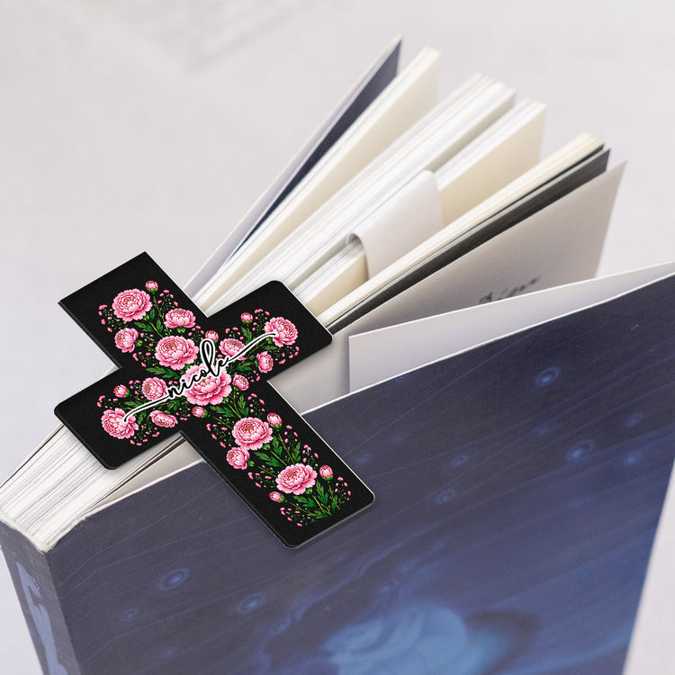 Custom Birth Flower & Name - Personalized Bookmark 3