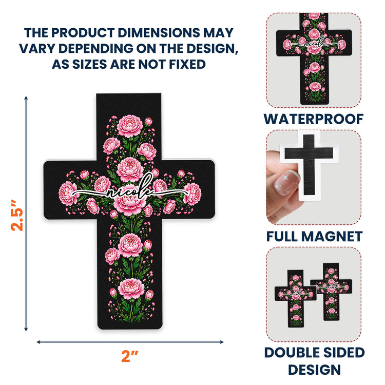 Custom Birth Flower & Name - Personalized Bookmark 9