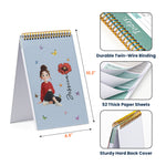 Custom Birth Flower, Name & Cute Character For Her, Daughter, Mom, Friends - Custom Planner 6