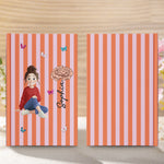 Custom Birth Flower, Name & Cute Character For Her, Daughter, Mom, Friends - Personalized Journal 5