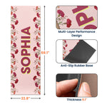 Custom Birth Flower With Name Gift For Her - Personalized Yoga Mat 7