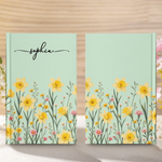 Custom Birth Flowers & Name, Gift For Her, Daughter, Best Friend, Coworker, Teacher - Personalized Journal 3