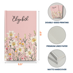 Custom Birth Flowers & Name, Gift For Her, Daughter, Best Friend, Coworker, Teacher - Personalized Journal 8