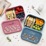 Custom Birth Flowers & Name, Gift For Her, Daughter, Best Friend - Personalized Lunch Box 2
