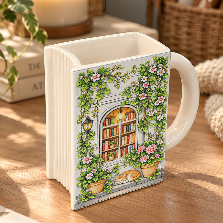 Custom Bookshop Reading Room Decors, Book Lover Gift For Her - Personalized Mug 5