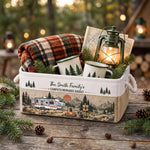 Custom Camper Rv Family Camping - Personalized Storage Basket 1