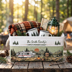 Custom Camper Rv Family Camping - Personalized Storage Basket 3