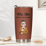 Custom Character For Coworker, Boss, Teacher With Name - Personalized Tumbler 4
