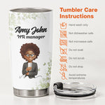 Custom Character For Coworker, Boss, Teacher With Name - Personalized Tumbler 8