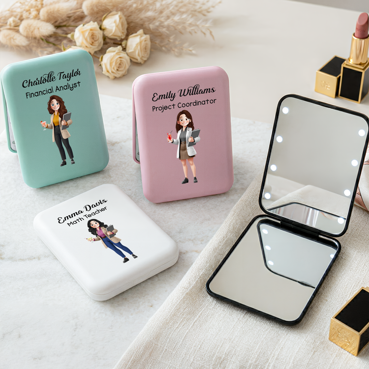 Custom Character For Coworker, Teacher With Name - Personalized Mirror 1