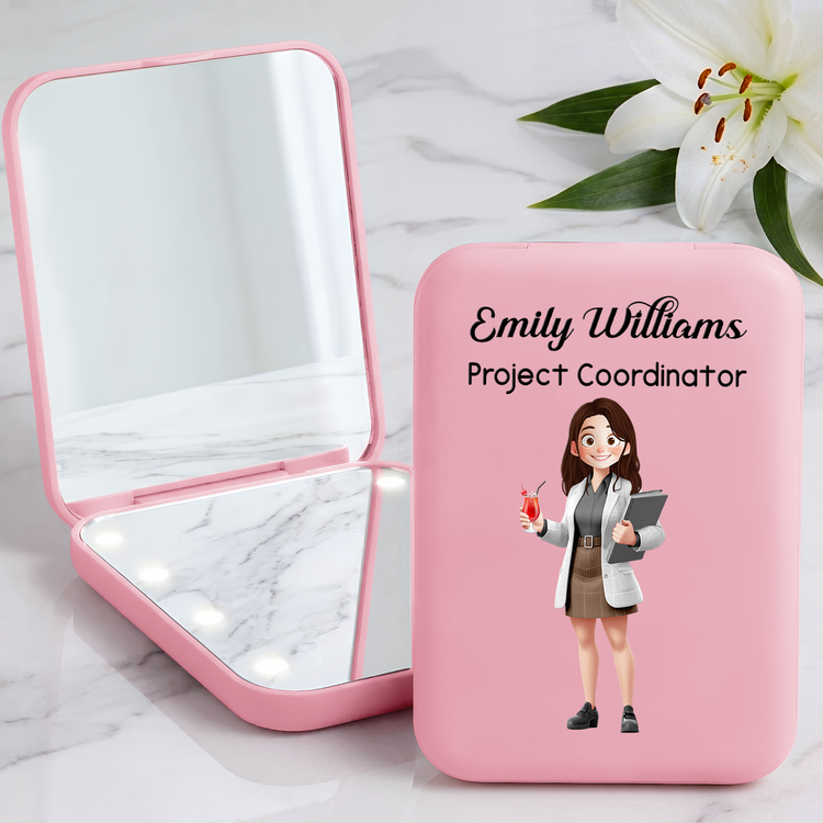 Custom Character For Coworker, Teacher With Name - Personalized Mirror 2