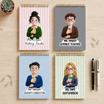 Custom Character For Teacher, Coworker, Boss With Name - Custom Planner 1