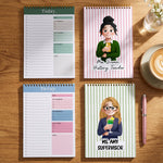 Custom Character For Teacher, Coworker, Boss With Name - Custom Planner 2