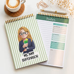 Custom Character For Teacher, Coworker, Boss With Name - Custom Planner 3