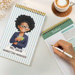 Custom Character For Teacher, Coworker, Boss With Name - Custom Planner 5