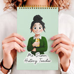 Custom Character For Teacher, Coworker, Boss With Name - Custom Planner 7