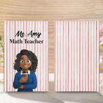 Custom Character For Teacher, Coworker, Boss With Name - Personalized Journal 2