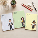 Custom Character For Teacher, Coworker, Boss With Name - Personalized Notepad 1