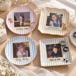 Custom Childhood Photo - Birthday Gifts For Her, Daughter, Friends - Personalized Jewelry Dish 1