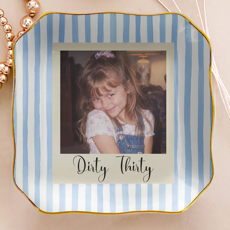 Custom Childhood Photo - Birthday Gifts For Her, Daughter, Friends - Personalized Jewelry Dish 6