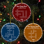 Custom Crossword Scrambles Christmas Thank You Gifts For Coworkers, Best Team Group - Personalized Ornament 2