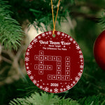 Custom Crossword Scrambles Christmas Thank You Gifts For Coworkers, Best Team Group - Personalized Ornament 4