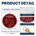 Custom Crossword Scrambles Christmas Thank You Gifts For Coworkers, Best Team Group - Personalized Ornament 5