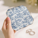 Custom Dog Breeds Chinoiserie Toile De Jouy Style Gift For Dog Mom - Personalized Jewelry Dish 7