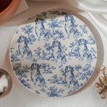 Custom Dog Breeds Chinoiserie Toile De Jouy Style - Personalized Coaster 3