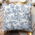Custom Dog Breeds Chinoiserie Toile De Jouy Style - Personalized Pillow 3