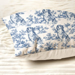 Custom Dog Breeds Chinoiserie Toile De Jouy Style - Personalized Pillow 9