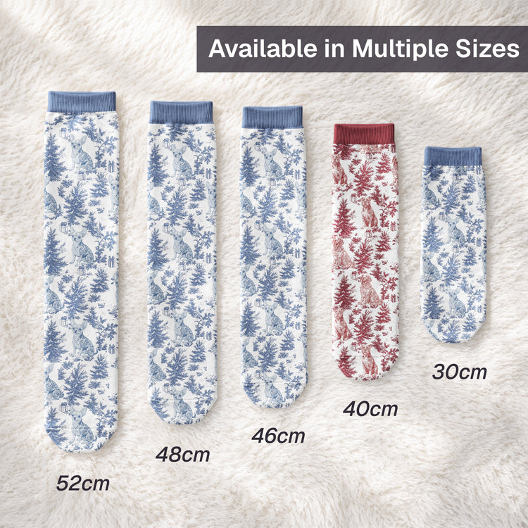Custom Dog Breeds Toile De Jouy Christmas Gift For Dog Mom, Dog Dad - Personalized Socks 4