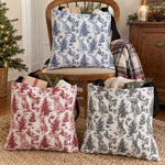 Custom Dog Breeds Toile De Jouy Christmas Gift For Dog Mom - Personalized Tote Bag 1