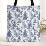 Custom Dog Breeds Toile De Jouy Christmas Gift For Dog Mom - Personalized Tote Bag 2