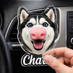 Custom Dog Nose Squishy Gift For Dog Lover, Dog Mom, Dog Dad - Personalized Car Vent Clip 4