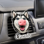 Custom Dog Nose Squishy Gift For Dog Lover, Dog Mom, Dog Dad - Personalized Car Vent Clip 5