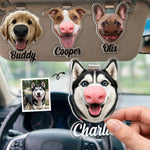 Custom Dog Nose Squishy Gift For Dog Lover, Dog Mom, Dog Dad - Personalized Car Visor Clip 1