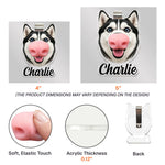 Custom Dog Nose Squishy Gift For Dog Lover, Dog Mom, Dog Dad - Personalized Car Visor Clip 5