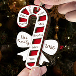 Custom Family Name Candy Cane - Christmas Gifts - Personalized Ornament 5