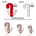 Custom Family Name Candy Cane - Christmas Gifts - Personalized Ornament 6