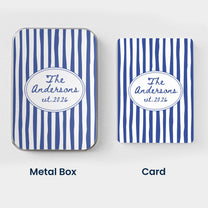Custom Family Name, Family Board Games, Wedding Favor Decks, Wedding Gift For Couple - Personalized Playing Cards 4