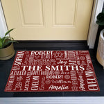 Custom Family Name Merry Christmas Home Sweet Home - Personalized Doormat 3