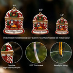 Custom Family Names Christmas Stocking Christmas Tree Decor - Personalized Ornament 4