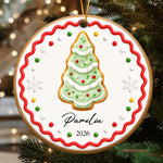 Custom Family Names, Kid Names On Christmas Tree Gingerbread - Personalized Ornament 2