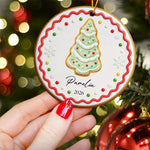 Custom Family Names, Kid Names On Christmas Tree Gingerbread - Personalized Ornament 3