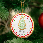 Custom Family Names, Kid Names On Christmas Tree Gingerbread - Personalized Ornament 4