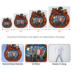 Custom Family Photo Halloween Decoration - Personalized Window Hanging Suncatcher 5