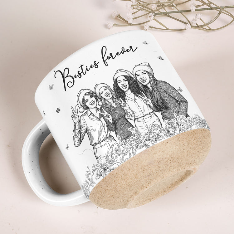 Custom Friends Photo No One Will Ever Be As Entertained By Us As Us - Personalized Mug 4