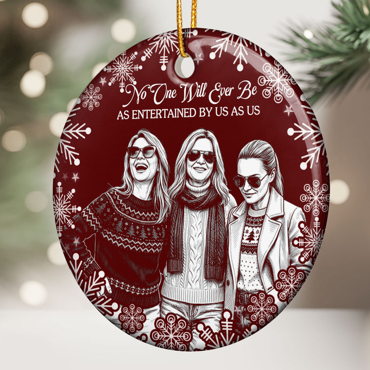 Custom Friendship Photo Chrismtas Gifts For Friends, Sisters, Besties - Personalized Ornament 2