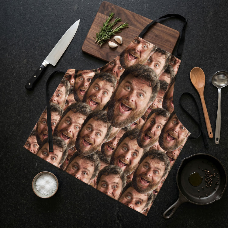 Custom Funny Face Gifts For Men Gifts For Women - Personalized Apron 2